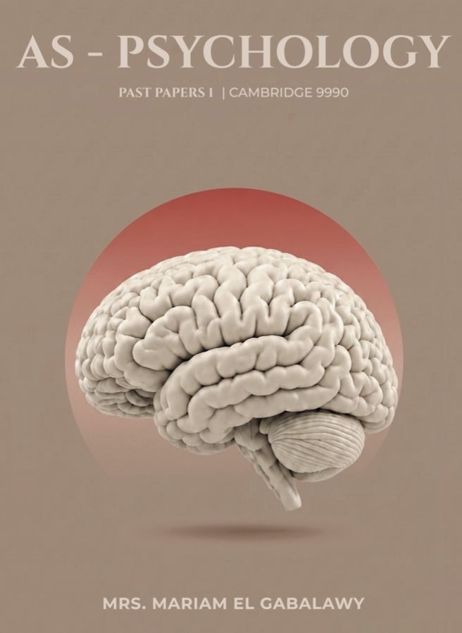 AS PSYCHOLOGY - PAST PAPERS