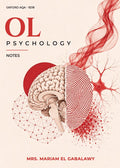 OL OxfordAQA 9218 Psychology - NOTES